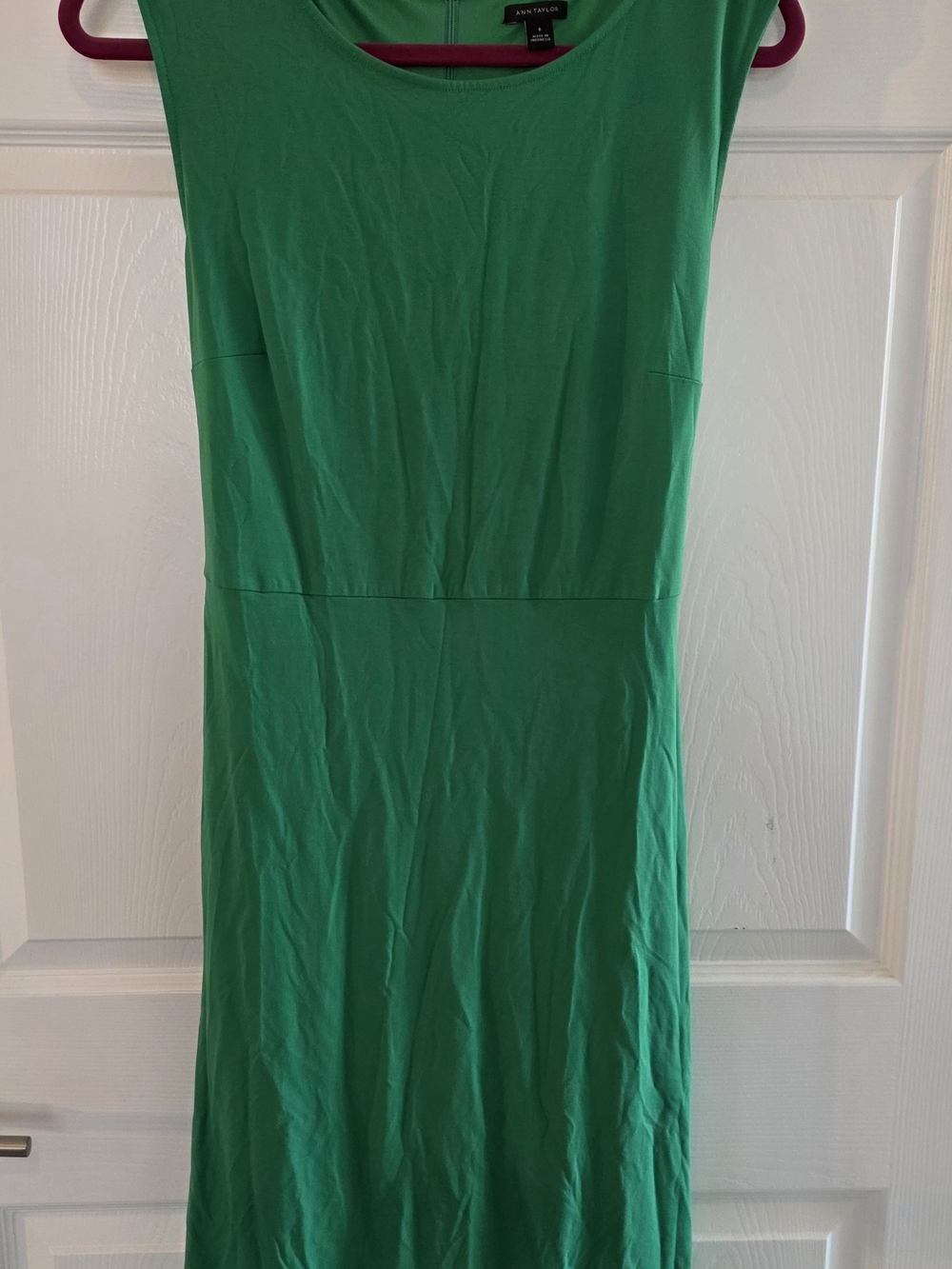 Ann Taylor Emerald Green Sleeveless Maxi Dress